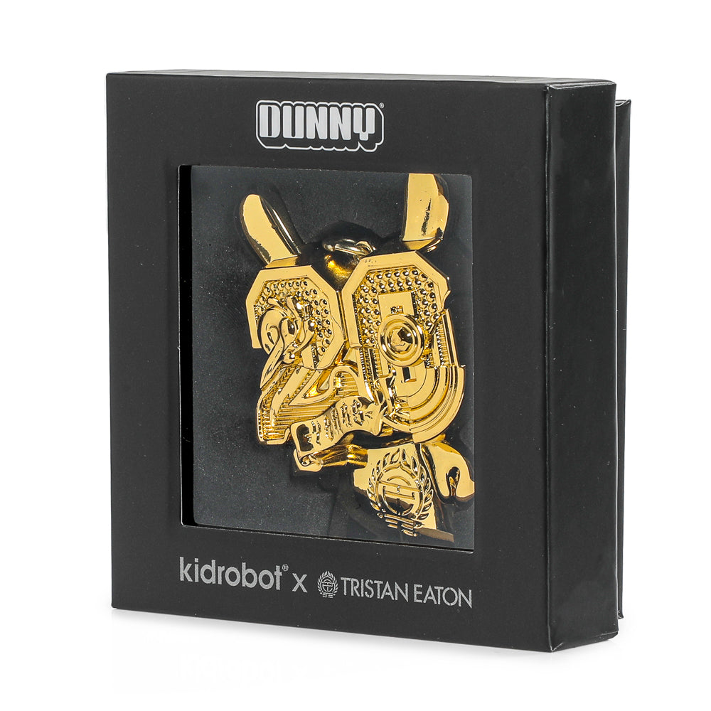 2024 CON EXCLUSIVE: 20th Anniversary Solid Metal Dunny Keychain - "Goldchrome" by Tristan Eaton (Limited Edition of 200)