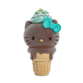 2025 CON EXCLUSIVE: Hello Kitty® Ice Cream Cone 6" Vinyl Art Figure - Flocked Chocolate with Mint Edition (Limited Edition of 500)