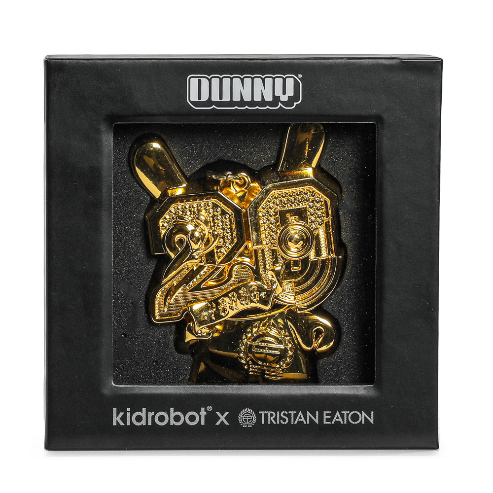 2024 CON EXCLUSIVE: 20th Anniversary Solid Metal Dunny Keychain - "Goldchrome" by Tristan Eaton (Limited Edition of 200)