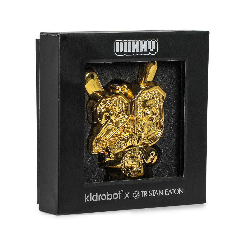 2024 CON EXCLUSIVE: 20th Anniversary Solid Metal Dunny Keychain - "Goldchrome" by Tristan Eaton (Limited Edition of 200)