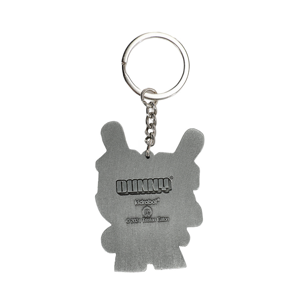 20th Anniversary Solid Metal Dunny Keychain - "Silverchrome" by Tristan Eaton (Limited Edition of 200)
