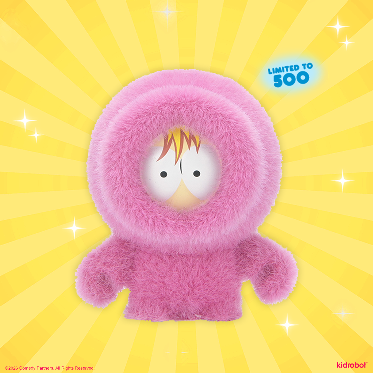 2026 CON EXCLUSIVE: South Park - Metrosexual Kenny 3" Flocked Vinyl Mini Figure (Limited Edition of 500) (PRE-ORDER)